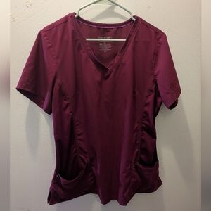 Healing Hands Purple Label Yoga Scrub Top XL